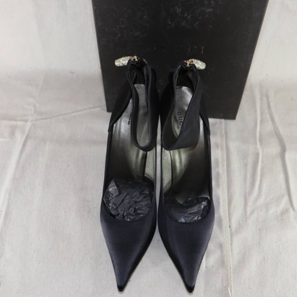 Brand new Tom Ford for Gucci satin heels with Swarovski crystals sz 11/41 - Picture 8 of 15
